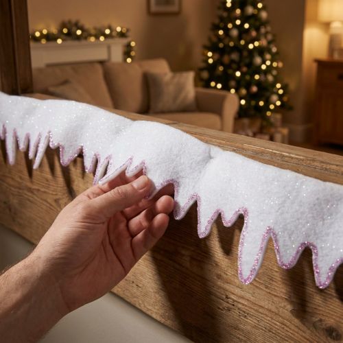 Guirlande de glaçons en
