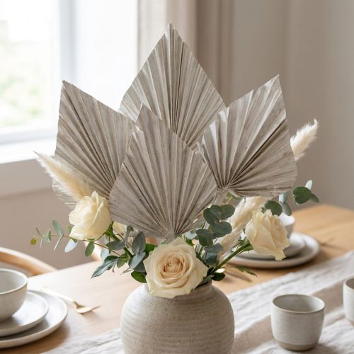 Palmspear blanchi à la chaux 10cm - 15cm L33cm 65 pcs | Floristik24.be