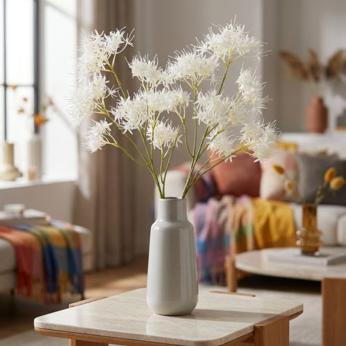 Article Branche de fleur artificielle pour un intérieur moderne et une décoration élégante, 75 cm
