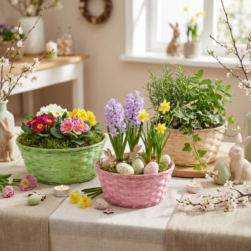 Bol à chips rond multicolore Ø25cm 6 pcs | Floristik24.be