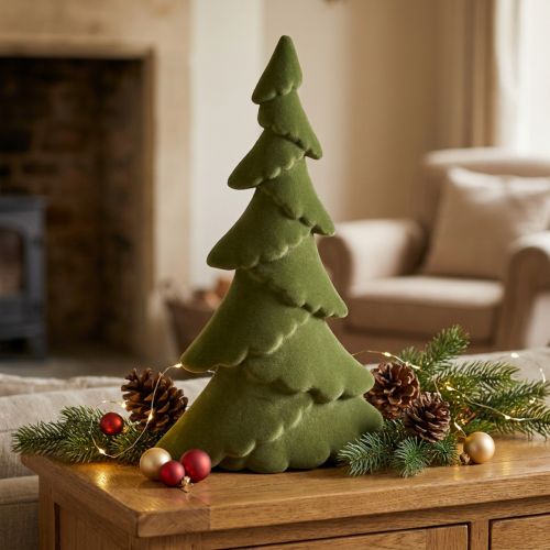 Sapin décoratif floqué Sapin de Noël vert 60cm | Floristik24.be