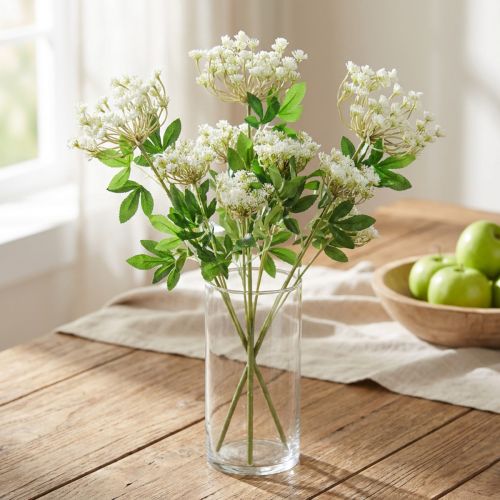 Carotte sauvage Fleur de prairie artificielle Fleurs artificielles 3pcs | Floristik24.be