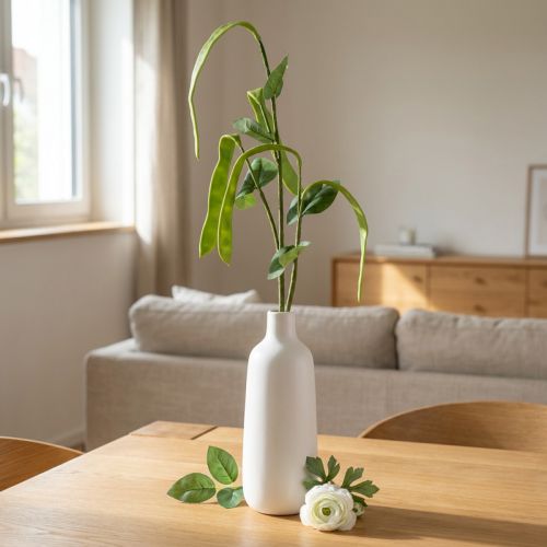 Branche décorative branche de haricot plante artificielle verte 95cm | Floristik24.be