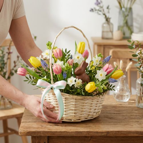 Panier cadeau panier en osier 44cm x 36cm | Floristik24.be