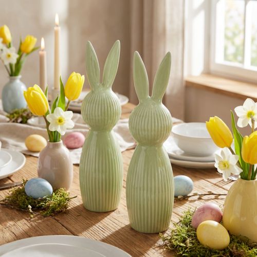 Figurine de lapin de Pâques en