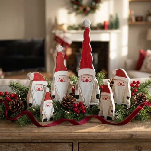 Père Noël 17cm 6pcs | Floristik24.be