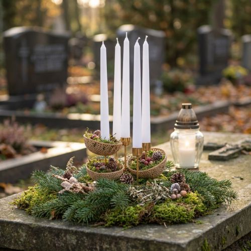 Article Coupe Cloche de Fruits Secs Décoration de Deuil Naturelle 8,5-11 cm 10 pcs