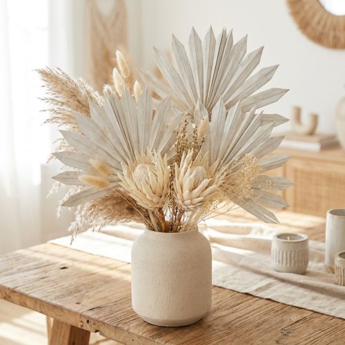 Palmspear Sun mini Feuilles de palmier blanchies 50 pièces | Floristik24.be