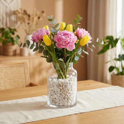 Pierres décoratives 9mm - 13mm blanc 2kg | Floristik24.be