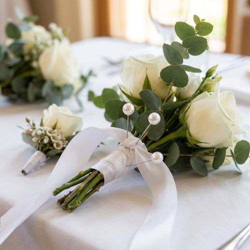 Epingles tête perle blanches Ø8mm L65mm 55p | Floristik24.be