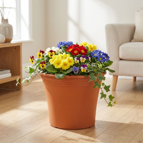 Pot « Irys » plastique terre cuite Ø38cm H31cm 1 pce | Floristik24.be