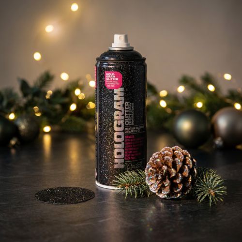 Hologram Glitter Spray Spray pailleté satiné mat 400ml | Floristik24.be