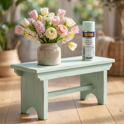 Peinture en aérosol, vert clair vintage, style shabby chic, 400 ml | Floristik24.be