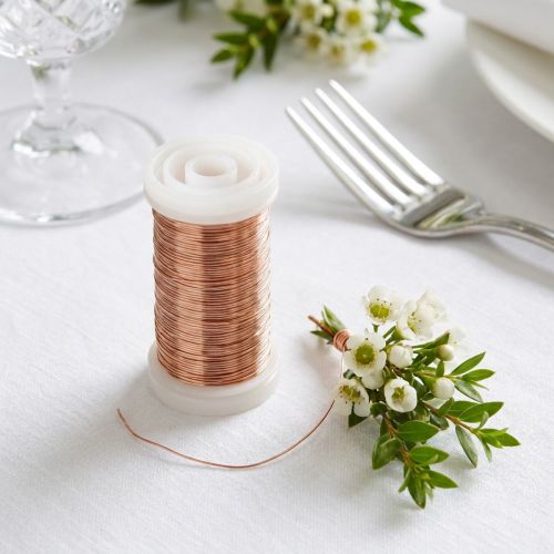 Article Fil de cuivre myrte 0,30 mm 100 g pour loisirs créatifs et art floral