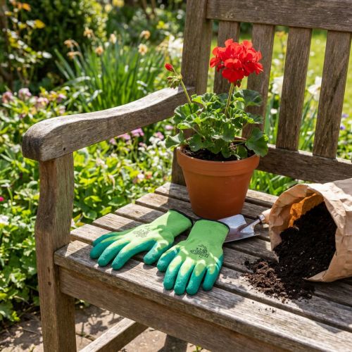 Gants de jardinage en nylon Kixx taille 10 vert | Floristik24.be