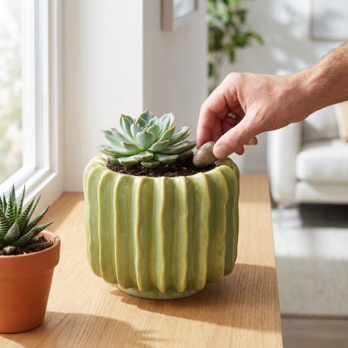 Pot de fleurs en forme de