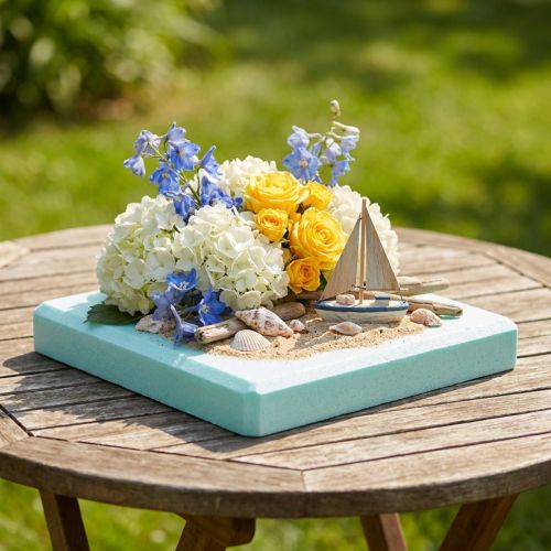 Assiette en polystyrène 50cm x 50cm x 4cm | Floristik24.be