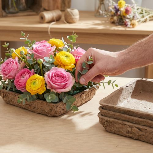 Mousse florale Oasis Biolit Basic 13x13x2cm, lot de 12 pièces, décoration florale à faire soi-même | Floristik24.be