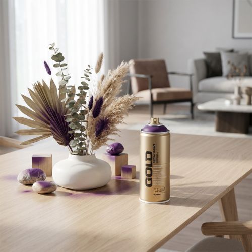 Article Peinture en aérosol violette Montana Gold, 400 ml