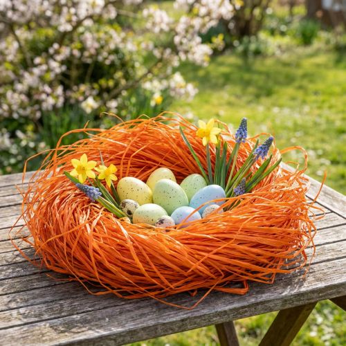 Article Raphia liber, flair liber orange 250gr