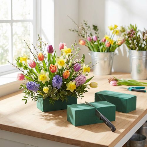 Briques en mousse florale humide pour compositions florales 20 pièces Choix II. | Floristik24.be