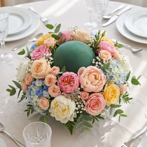 Boule Mousse Florale Boule Mousse Florale Vert Ø20cm | Floristik24.be