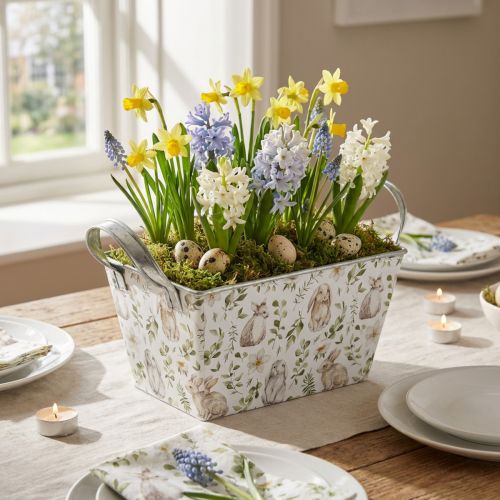 Jardinière jardinière jardinière métal 20×12.5×10cm | Floristik24.be