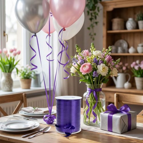 Ruban à friser violet 10mm 250m | Floristik24.be