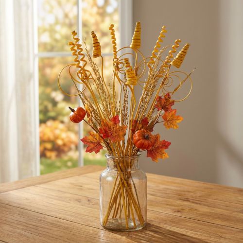 Assortiment de cannes mini jaune doré 75 pièces | Floristik24.be