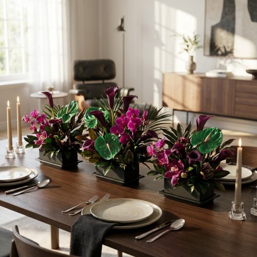 OASIS® Déco de Table Noire Mini Mousse Florale Noir 4 pcs | Floristik24.be