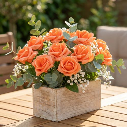 Rose Mousse Ø4.5cm Orange 36p | Floristik24.be