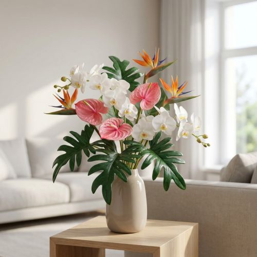 Feuille Philodendron 31cm Vert 12 pcs | Floristik24.be