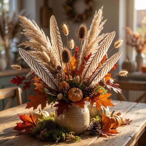 Plumes de faisan pour travaux manuels marron beige naturel 20cm 20pcs | Floristik24.be