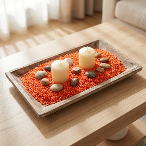 Granulés décoratifs pierres décoratives orange 2mm - 3mm 2kg | Floristik24.be