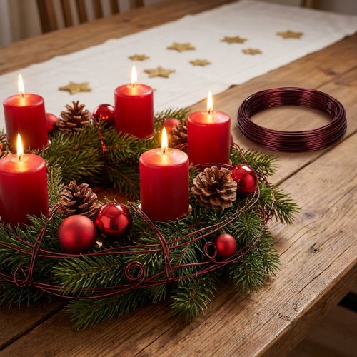 Fil de fer créatif pour des décorations élégantes | Floristik24.be
