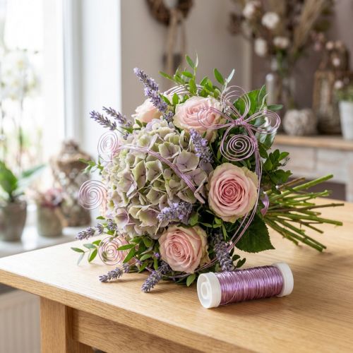Fil déco Ø0.30mm 30g/50m lavande | Floristik24.be