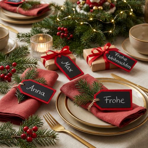 Étiquettes cadeaux avec stylo tableau noir 18 pcs | Floristik24.be