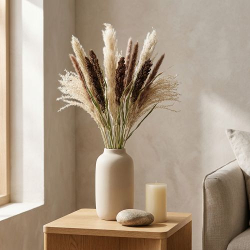 Herbes séchées en bouquet Floristique sèche Bouquet sec H70cm | Floristik24.be