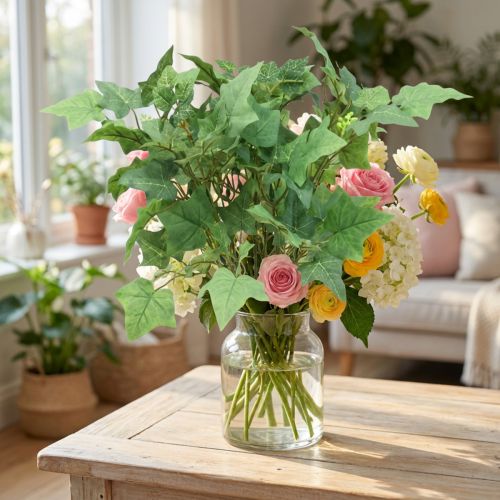 Bouquet de lierre artificiel accessoires liant vert plante artificielle H50cm | Floristik24.be