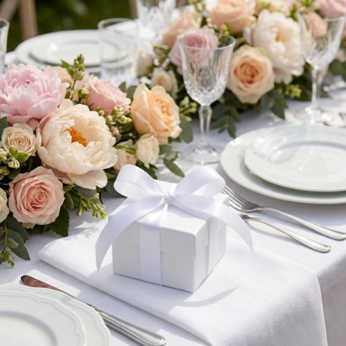 Ruban cadeau, ruban décoratif, ruban satiné, blanc, 6 mm, 50 m | Floristik24.be