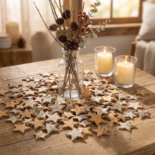 Étoiles de bouleau Mini 300 pièces | Floristik24.be