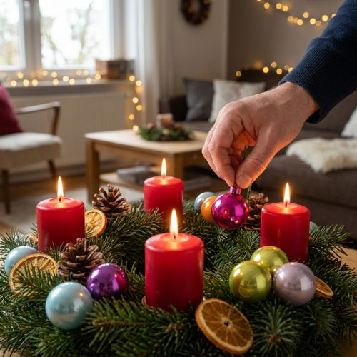 Article Mini boules de Noël sur fil de fer, baies miroir, colorées, 40 mm, lot de 32.