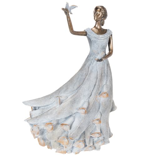 Figurine Femme Papillon. Sculpture décorative au design intemporel et raffiné. 41 cm.