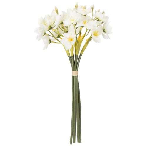 Article Branche de jonquille pour compositions florales de mariage saisonnières, magnifique, 33 cm, lot de 6