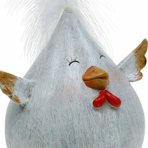 Floristik24 Funny Chick Décoration de printemps Décoration de table de Pâques Poulet décoratif 13cm