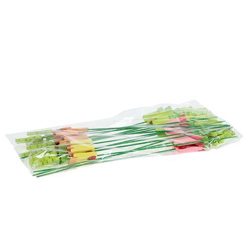 Floristik24 Grenouille dans un pot de fleurs assorti. 9 cm L28 cm 16 pièces