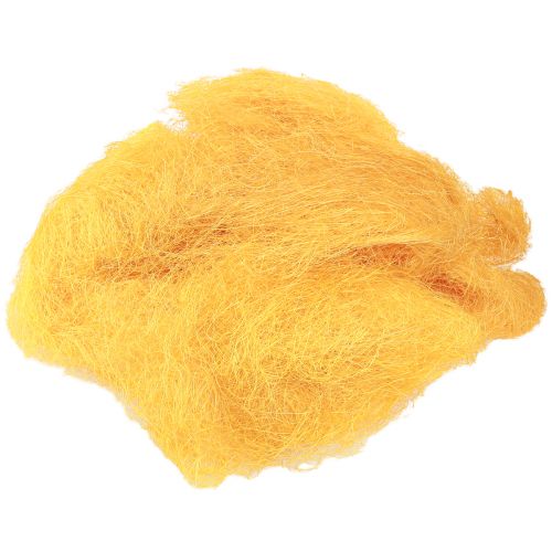 Décoration printanière, jaune sisal, laine de sisal 300g