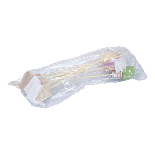 Article Bouchon de fleur de décoration de printemps nichoir décoratif 6,5 cm 6 pièces
