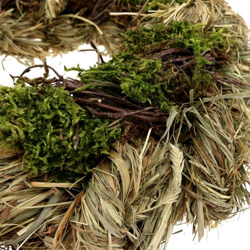 Floristik24 Couronne de printemps Ø30cm naturel 1p