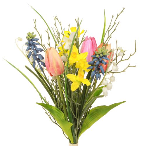 Article Bouquet de printemps Bouquet de fleurs artificielles Real Touch 36 cm
